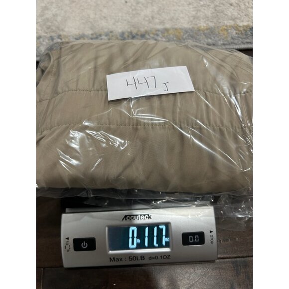 Jones New York Signature Draped Jacket Beige Sz Medium Roll Tab Sleeve Utility - Picture 11 of 11